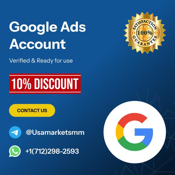 Buy Google Ads Account - Buy verified Google accounts at USA Markets SMM