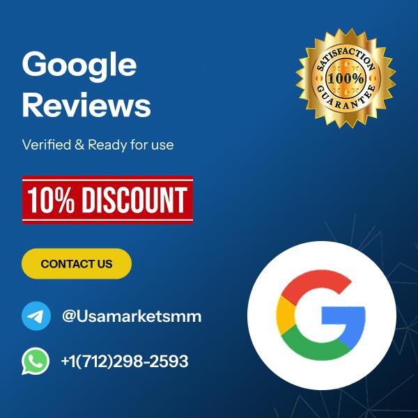 Buy Google reviews - Buy verified Reviews accounts at USA Markets SMM