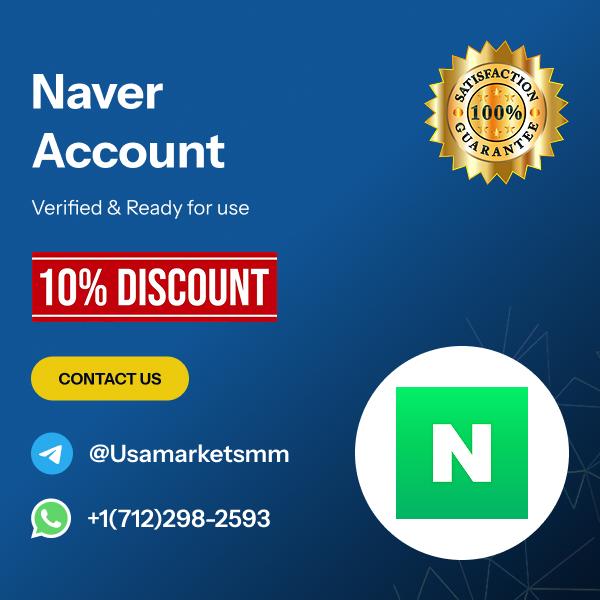 Buy naver account - Buy verified Social Accounts accounts at USA Markets SMM