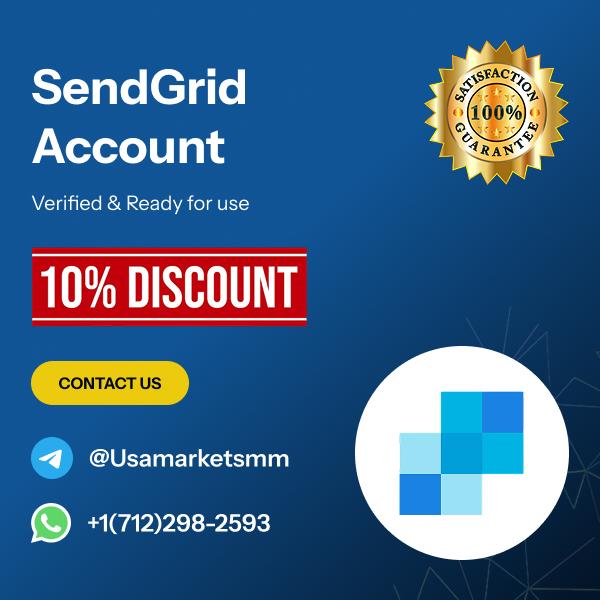Buy SendGrid accounts - Buy verified Social Accounts accounts at USA Markets SMM