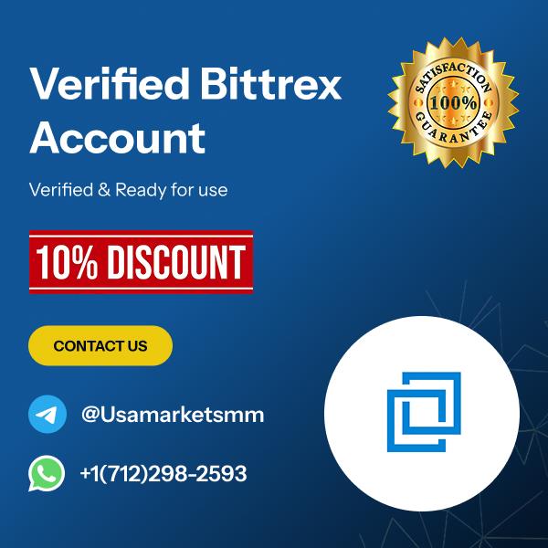 Buy Verified Bittrex Account - Buy verified Premium Banking accounts at USA Markets SMM