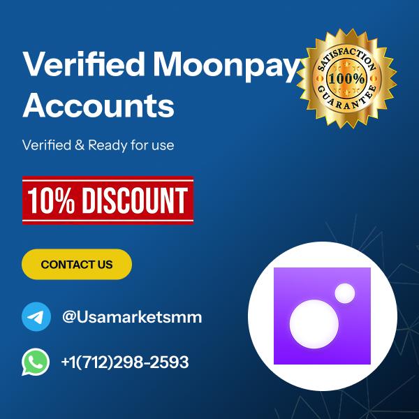 Buy Verified Moonpay Accounts - Buy verified Premium Banking accounts at USA Markets SMM