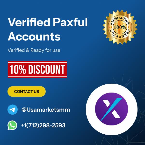 Buy Verified Paxful Accounts - Buy verified Premium Banking accounts at USA Markets SMM