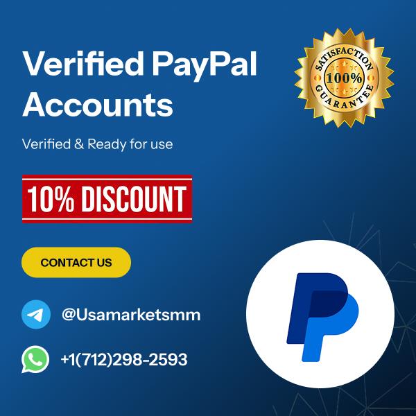 Buy Verified PayPal Accounts - Buy verified Bank account accounts at USA Markets SMM