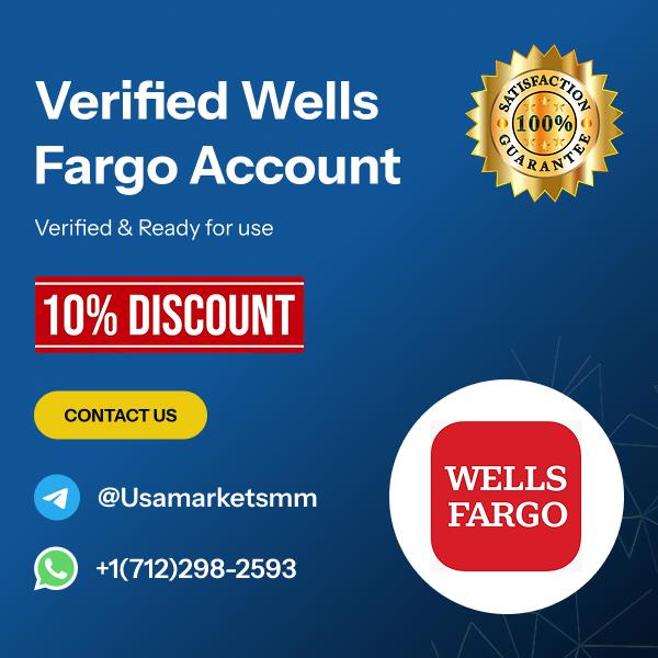 Buy Verified Wells Fargo Account - Buy verified Bank account accounts at USA Markets SMM