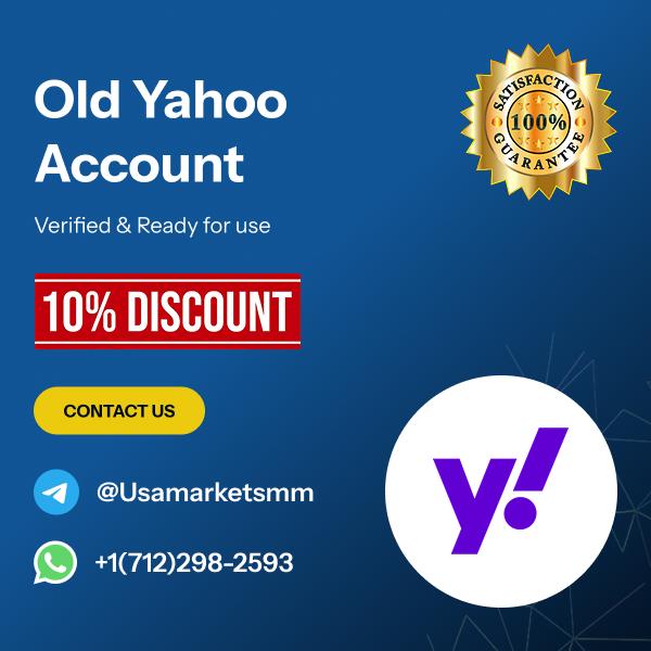 Buy Old Yahoo Account - Buy verified Email Accounts accounts at USA Markets SMM